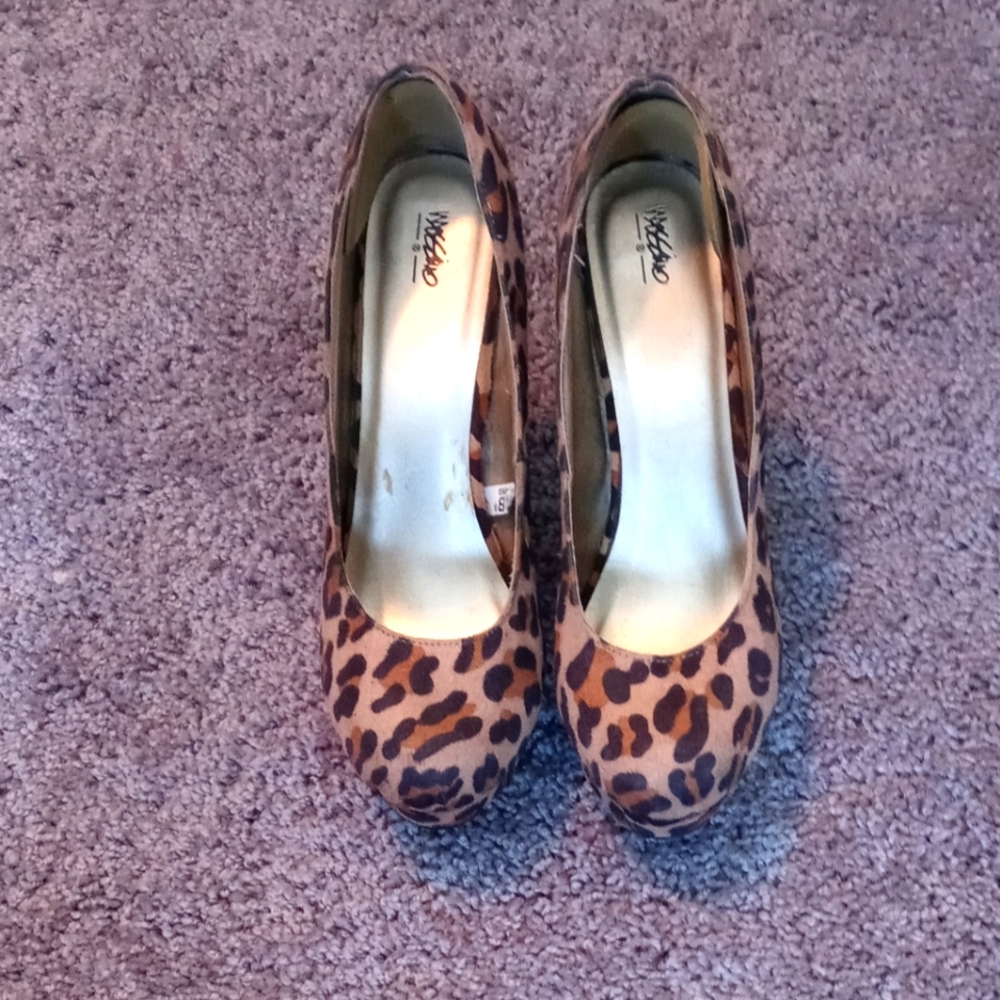 Leopard Print Heels